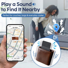 CryoSentry tracker card emits a sound to help locate nearby items.