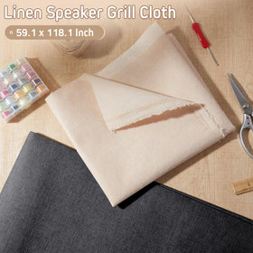 CrystalSylara black linen grill fabric blends with diverse environments and equipment styles