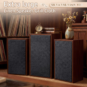 CrystalSylara DIY restoration fabric fits home, stage, and KTV speakers for versatile use