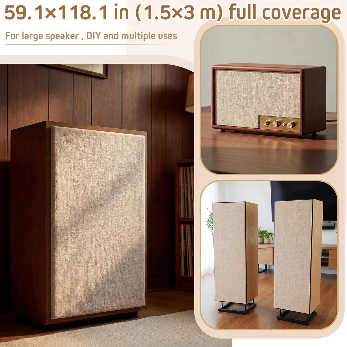 CrystalSylara soft linen texture blends with modern decor without overpowering equipment