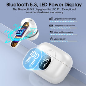 Csasan Bluetooth 5-3 enables fast pairing and stable connections.