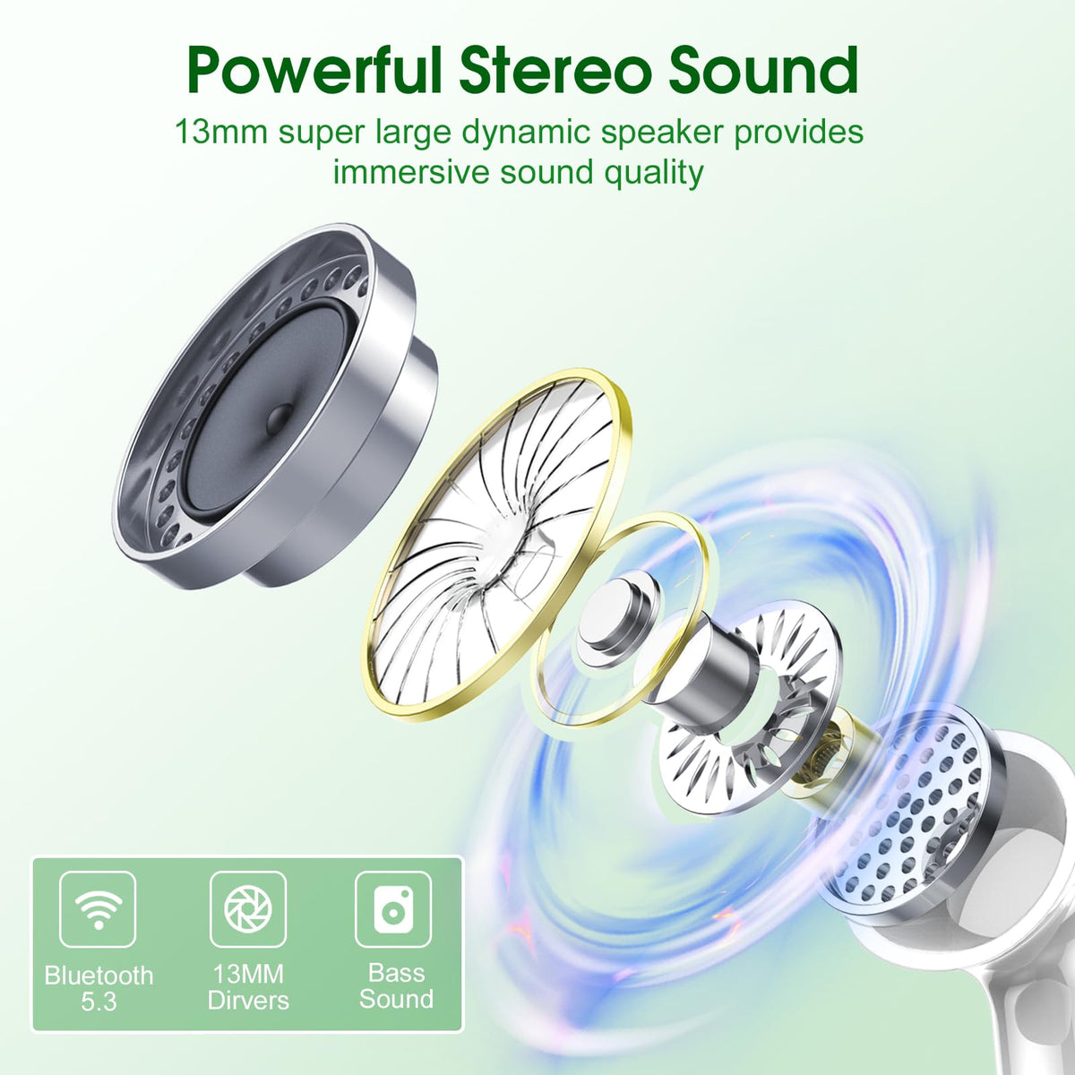  Csasan earbuds offer up to 40 hours of playback on a full charge.