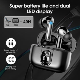 Csasan earphones with Bluetooth 5.3 for quick pairing