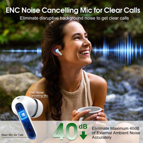 Csasan earbuds demonstrate Bluetooth 5.3 for fast pairing and stable connection.