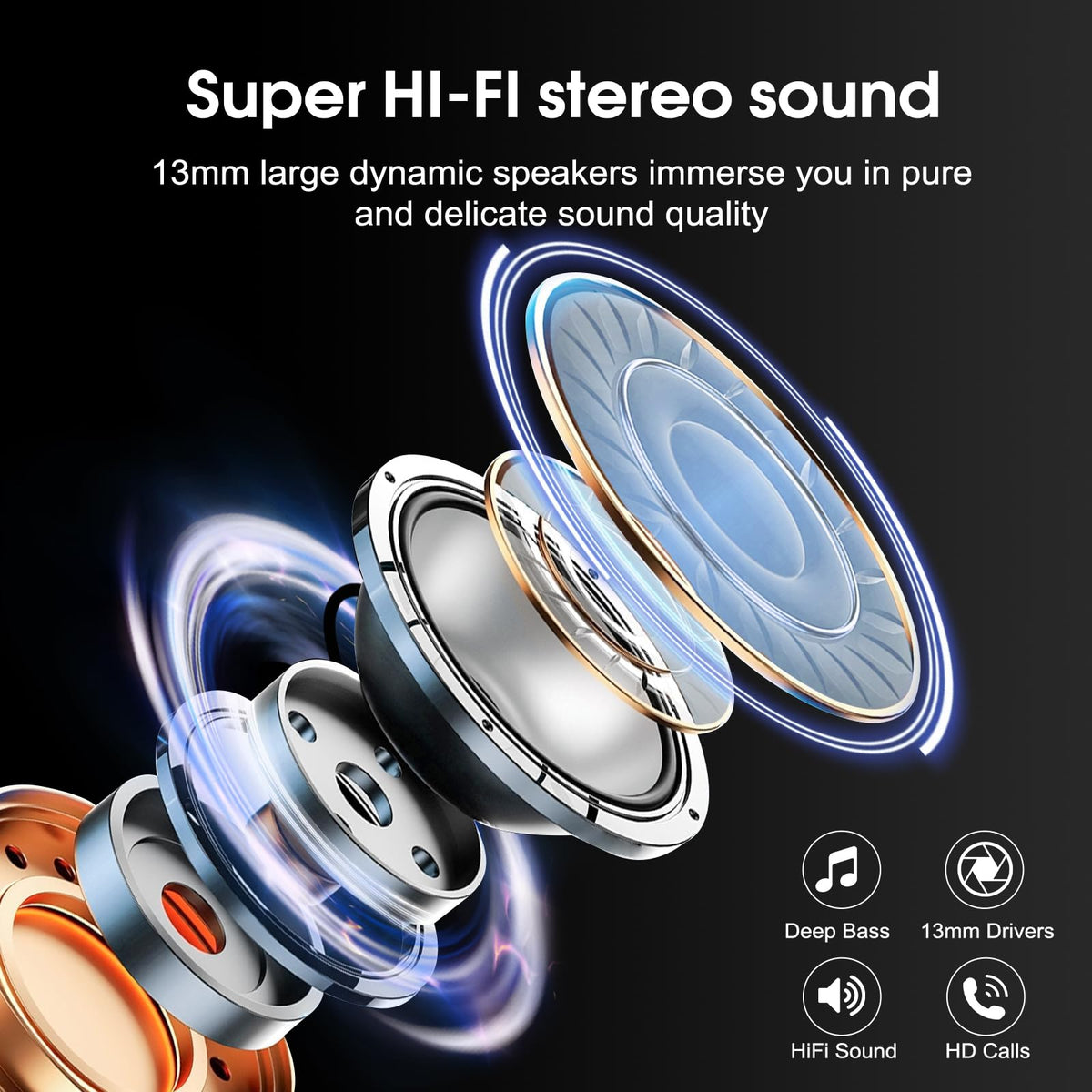 Csasan earphones in a compact design for all-day comfort