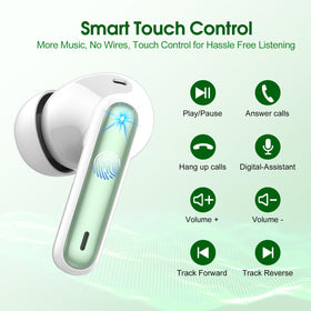 Csasan soft ear tips in S/M/L provide a secure, comfortable seal.