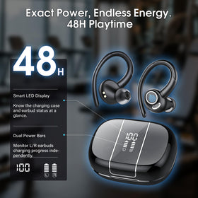 Csasan earbuds touch controls allow music, calls, and assistants at a tap.