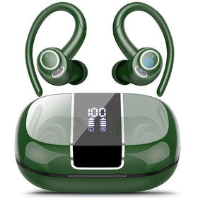 Csasan front packaging showing green earbuds and benefits