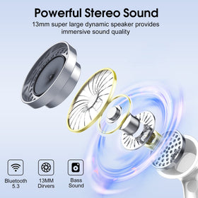 Csasan J90 Pro earbuds shown with up to 40 hours total playtime.