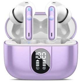 Csasan J90 Pro earbuds with LED display for easy battery monitoring on the go.