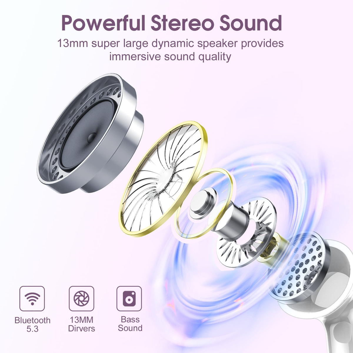 Csasan J90 Pro earbuds with touch controls for music and calls during workouts.