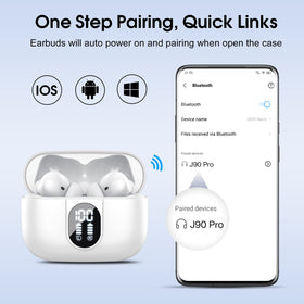 Csasan dual touch controls simplify music, calls, and volume adjustments.