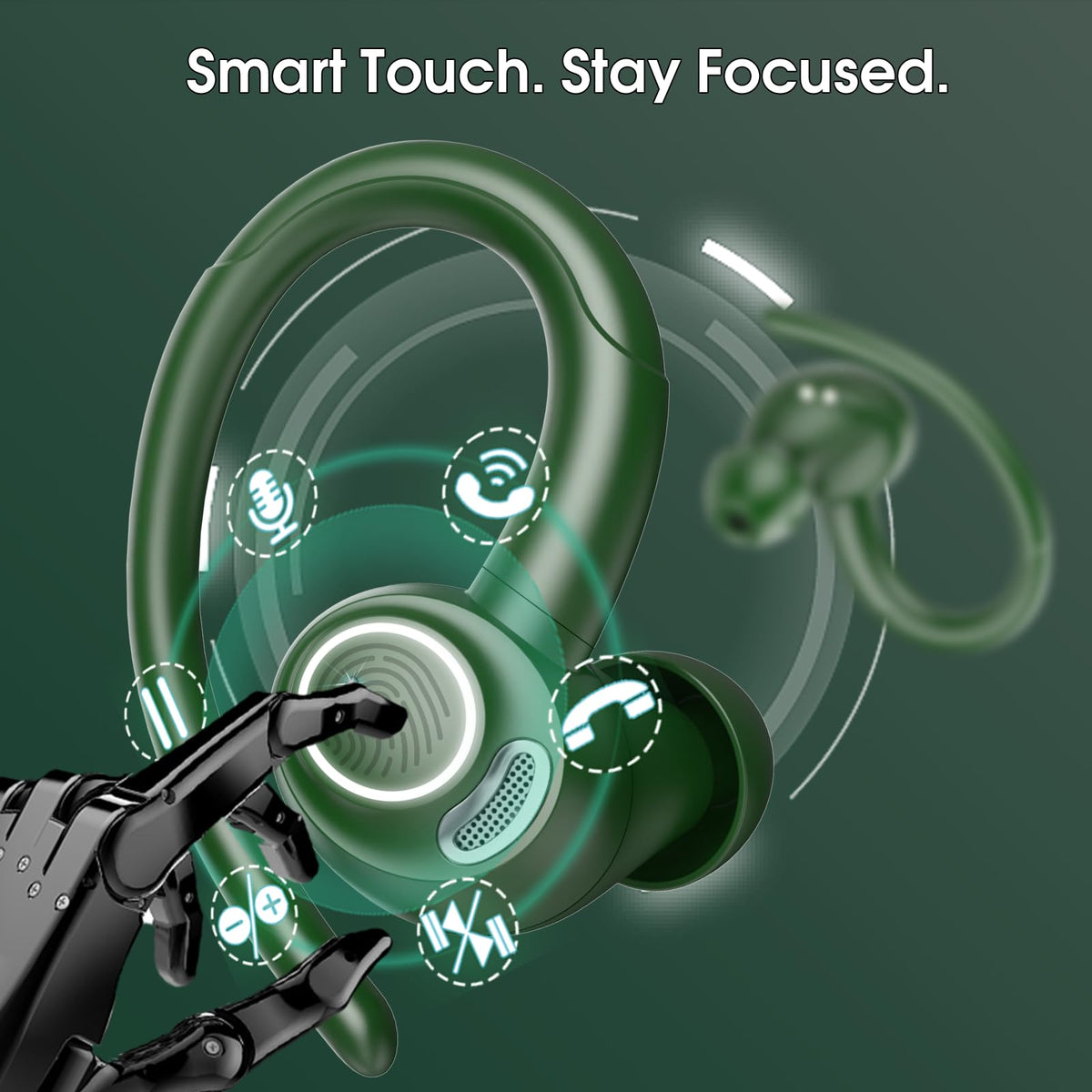 Csasan earbuds resisting sweat to show IPX7 durability
