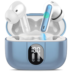 Csasan Wireless Earbuds 2024 with Bluetooth 5.3 for fast pairing and clear calls.