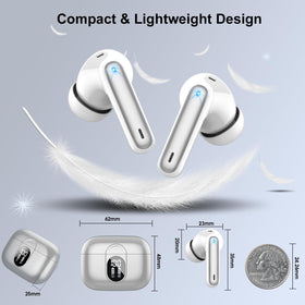 Csasan wireless earbuds compatible with Android and iOS devices