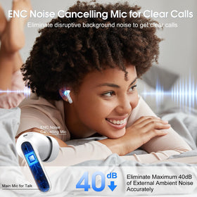 Csasan wireless earbuds using Bluetooth 5.3 for easy auto-pairing