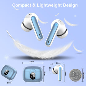 Secure in-ear fit with multiple ear tips for personalized comfort.