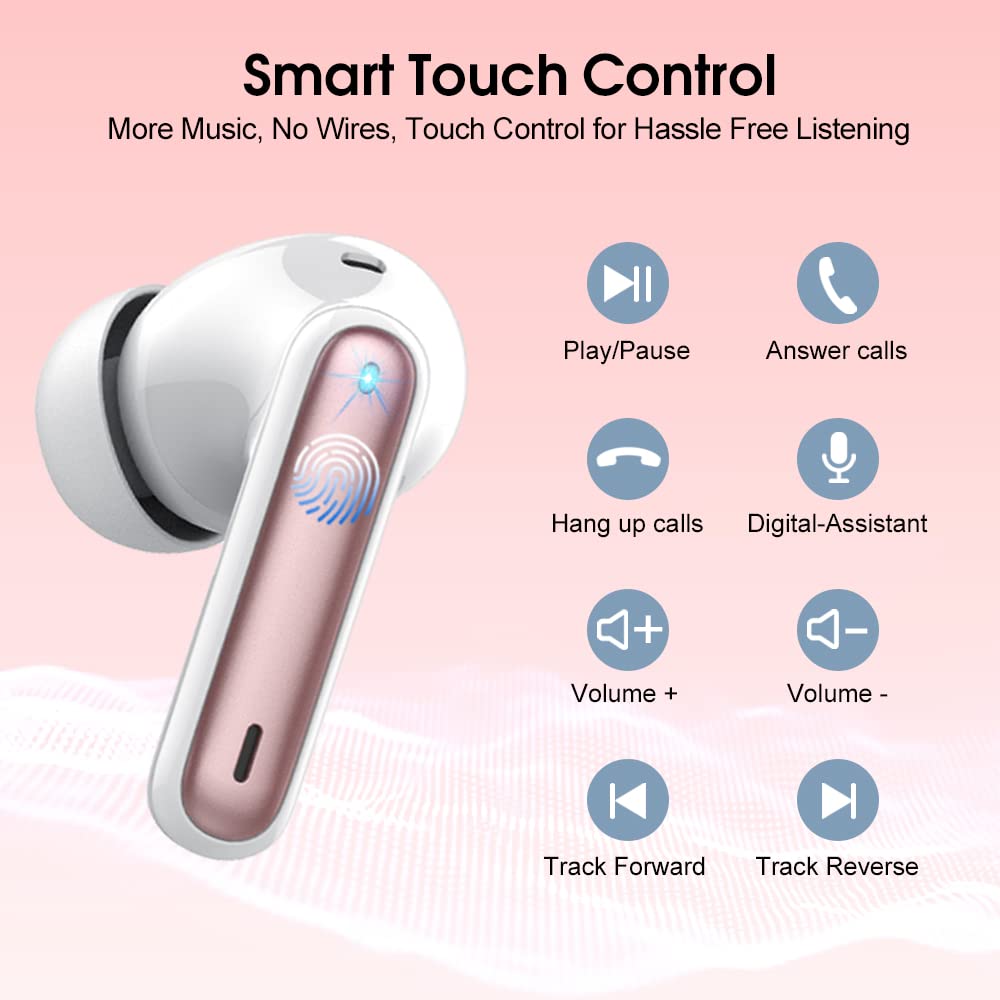 Csasan wireless earbuds IP7 waterproof design for workouts and rain