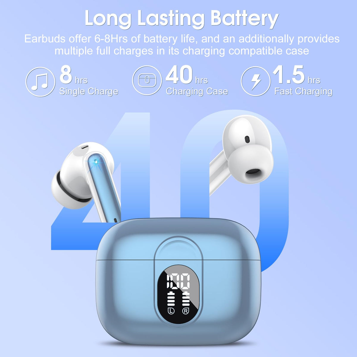Csasan earphones feature touch controls and an ergonomic design for comfortable listening.