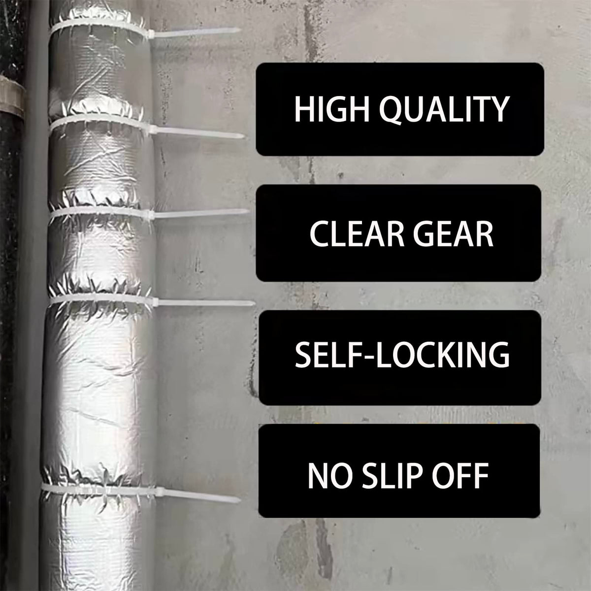 CSZDTOOLS close-up of self-locking head teeth demonstrating secure grip