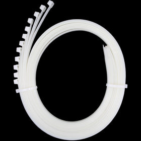 CSZDTOOLS twelve zip ties arranged flat showing pack size convenience