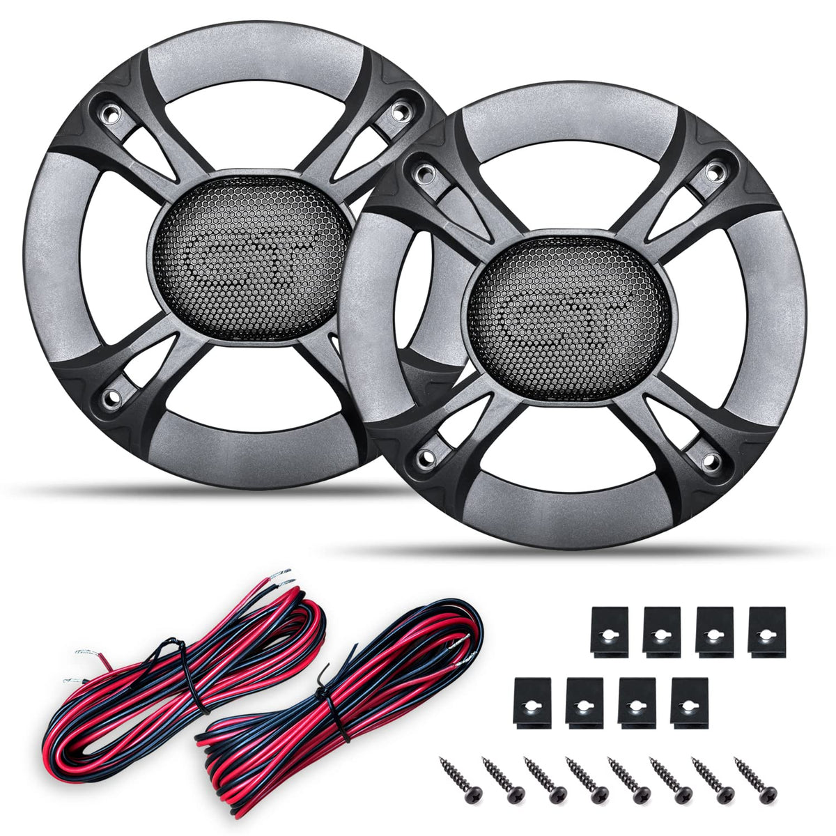CT Sounds speaker next to ruler showing compact size for simple fitment