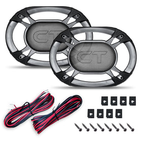 CT Sounds BIO-6X9-COX in-car installation setup with simple wiring