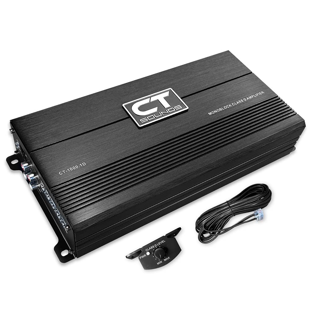 CT Sounds CT-1000.1D front view showing compact size for easy placement