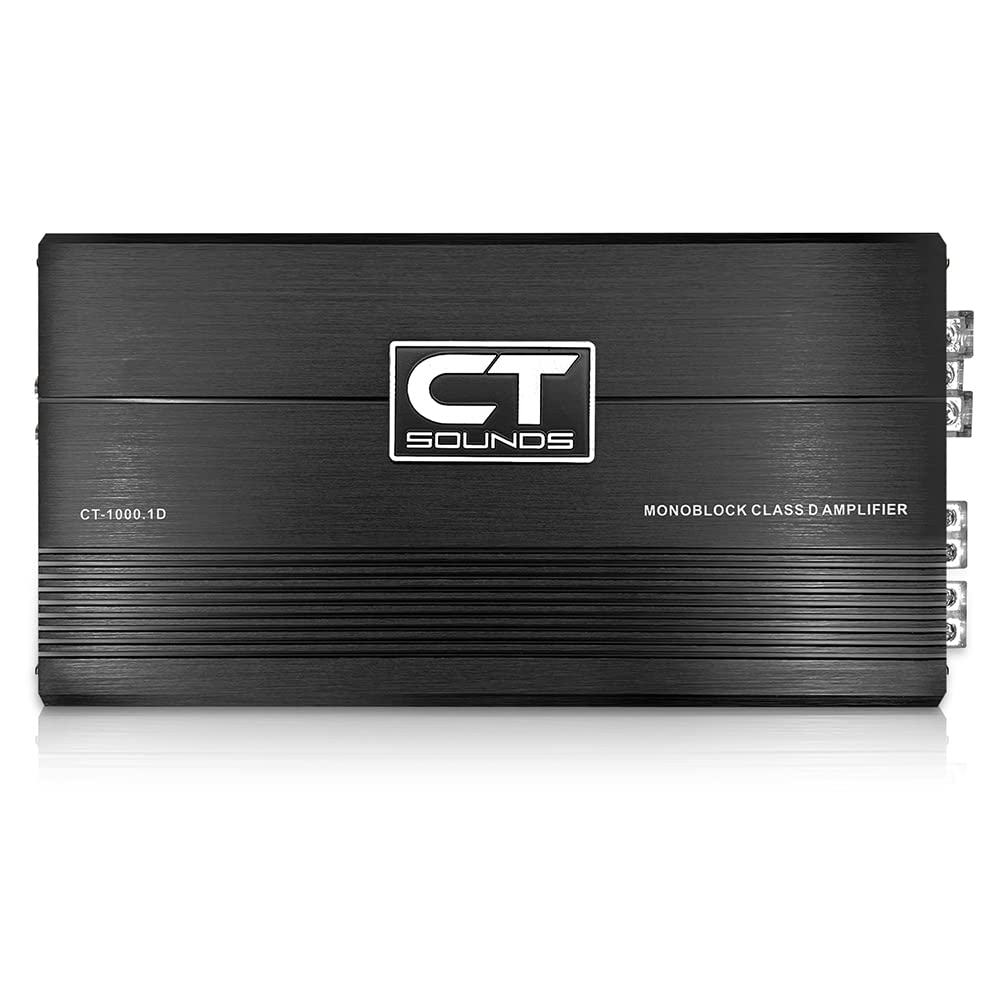 CT Sounds CT-1000.1D under-seat install demonstrating space efficiency