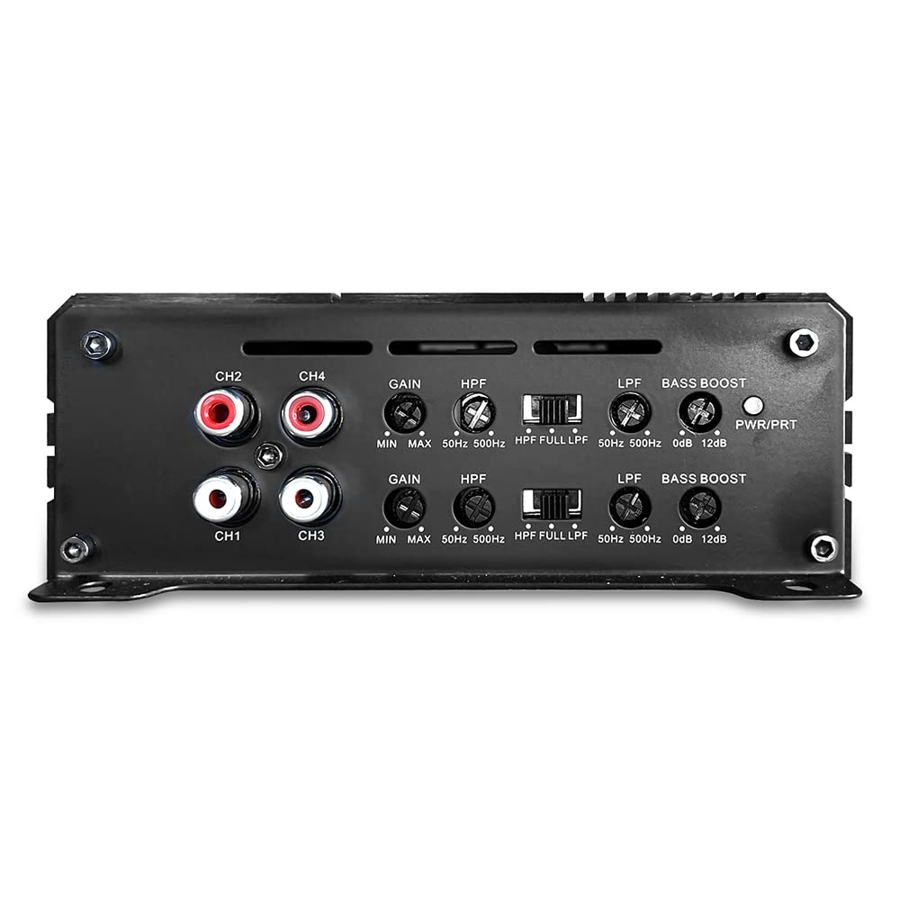 CT Sounds CT-150.4D bridge mode capability enables two-channel configurations