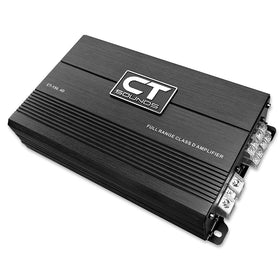 CT Sounds CT-150.4D compact chassis for easy installation in tight dashboards