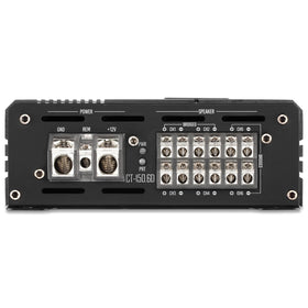 CT Sounds CT-150.6D bridged wiring demonstrates 520W bridged power for subwoofers.