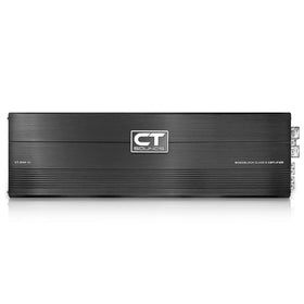 CT Sounds CT-2000.1D side view with heat sink demonstrates efficient cooling.