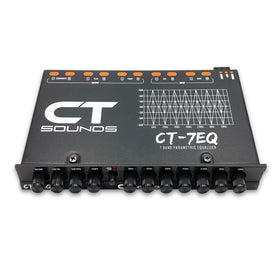 CT Sounds CT-7EQ close-up of knobs and sliders for accurate frequency adjustment