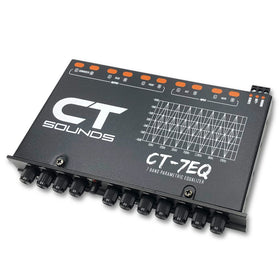 CT Sounds CT-7EQ frequency chart detail illustrating targeted band control