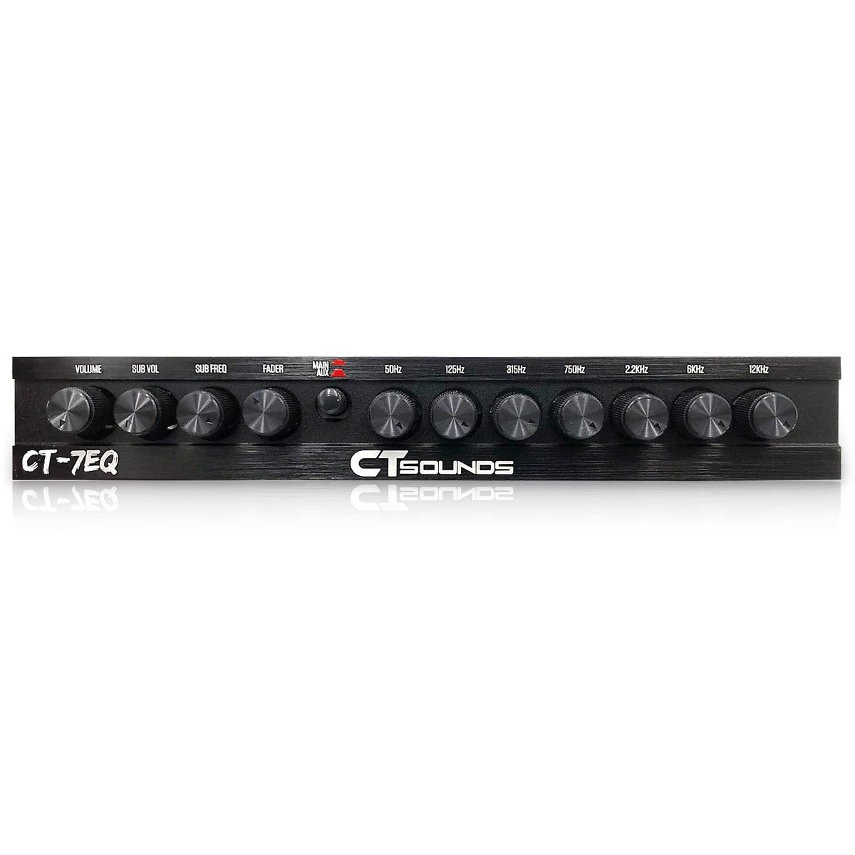 CT Sounds CT-7EQ installed in a car dash demonstrating clean integration