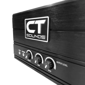 CT Sounds CT-LC2 size comparison with ruler, demonstrating compact form factor and easy mounting