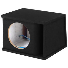 CT Sounds CT1X10 kerf port closeup emphasizes deeper, more accurate low end.