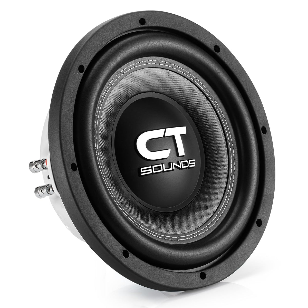 CT Sounds Hydro 10" cone close-up showing build quality and improved transient control