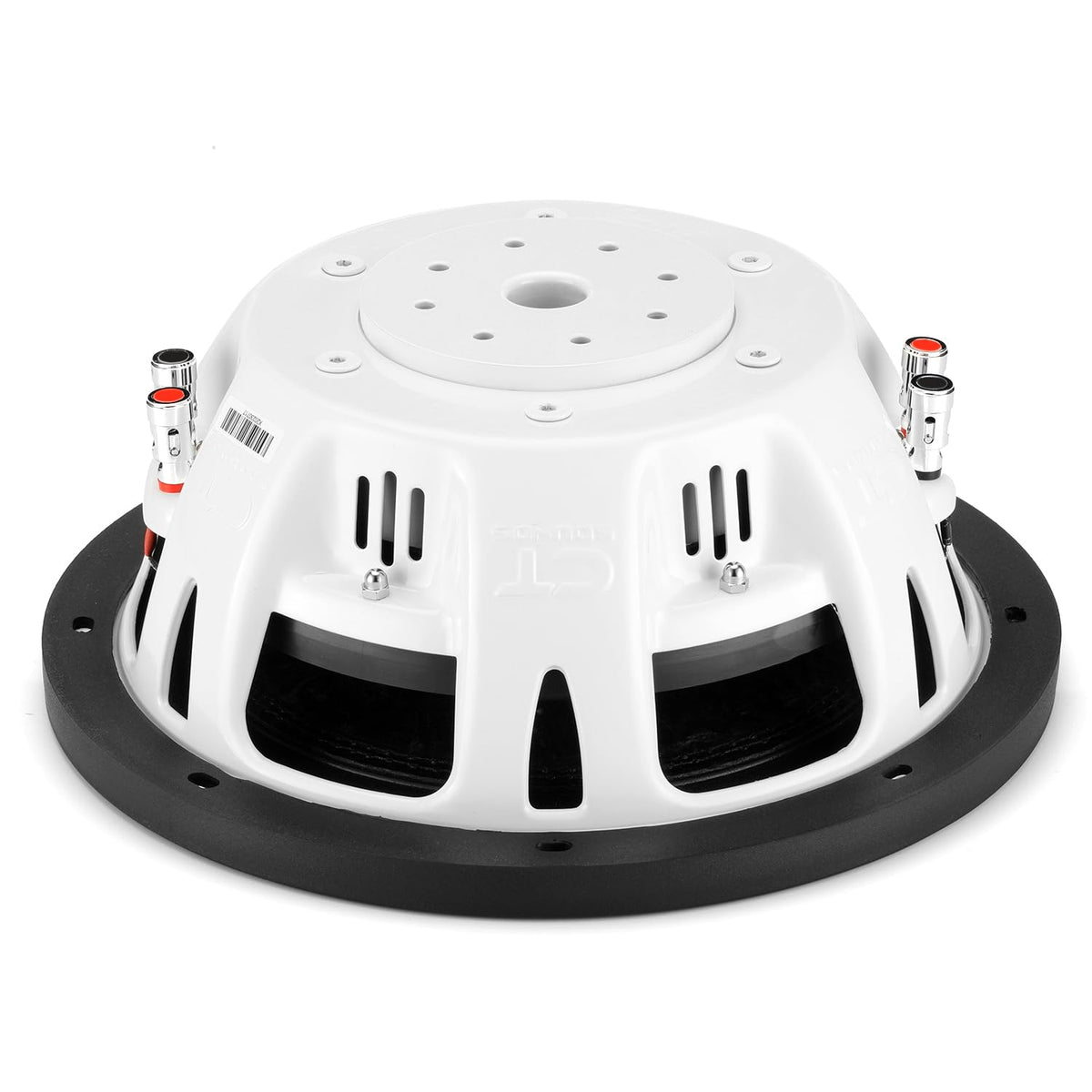 CT Sounds Hydro 10" side profile highlighting 3.90 inch mounting depth and space savings