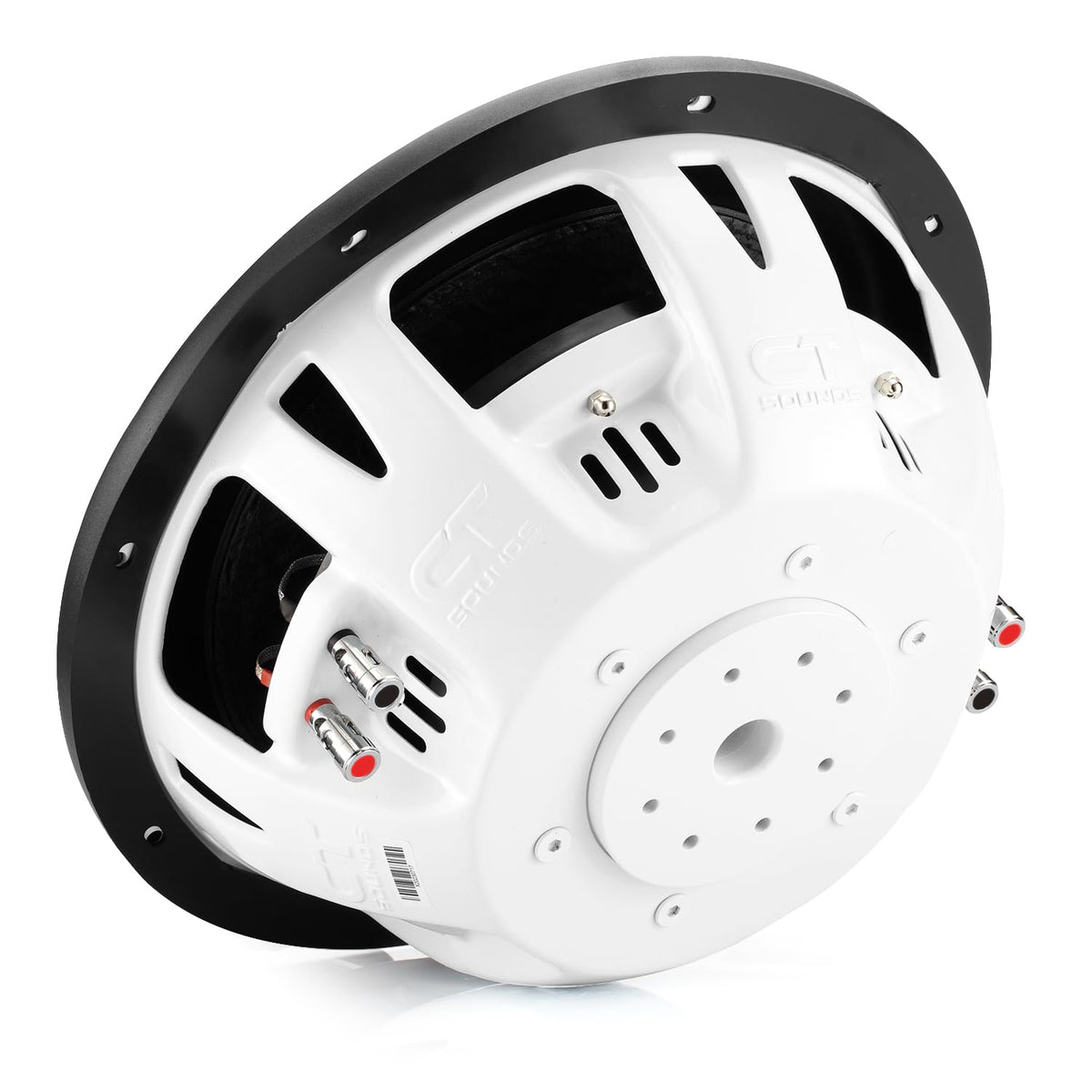 CT Sounds Hydro 12in dual 2-ohm subwoofer cutout view indicates 11.10 in fit.