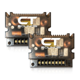 CT Sounds Meso 3-way component system installed in car.