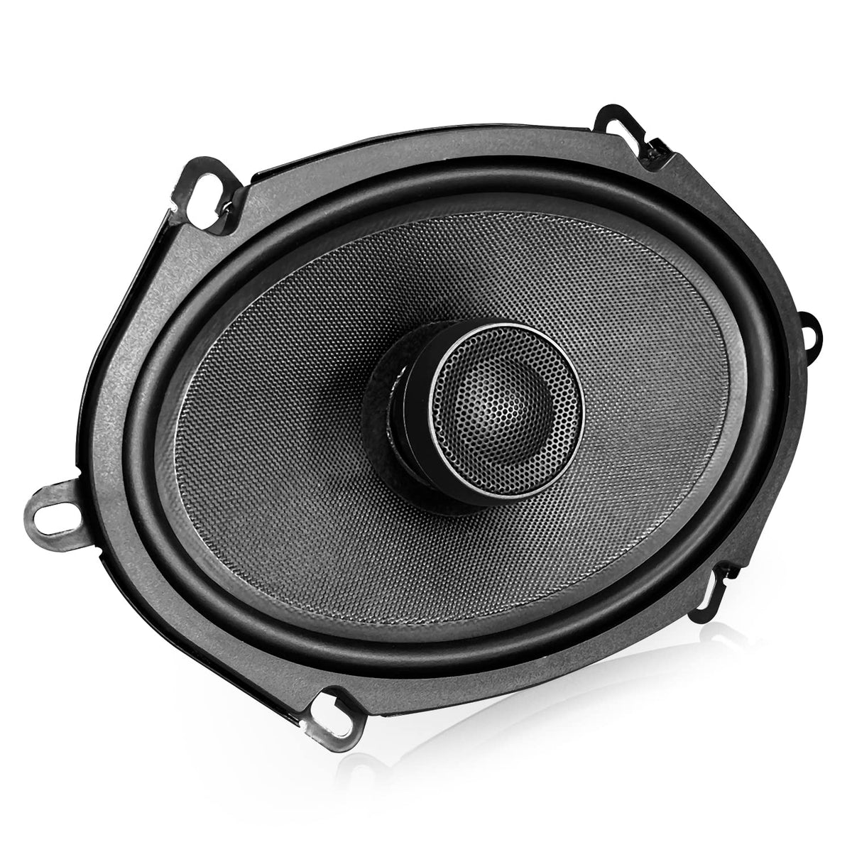 CT Sounds Meso 5x7 cone detail highlighting fiberglass cone for accurate midbass