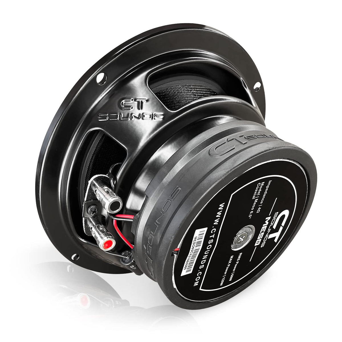 CT Sounds Meso neodymium magnet enhances high-frequency detail.