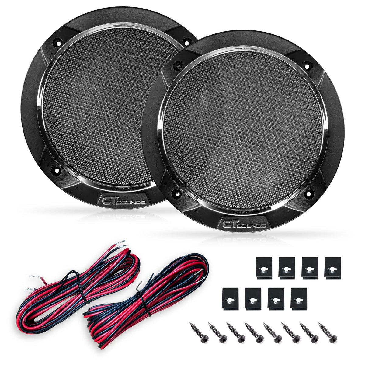 CT Sounds Meso car installation-ready design fits standard doors for easy upgrade.