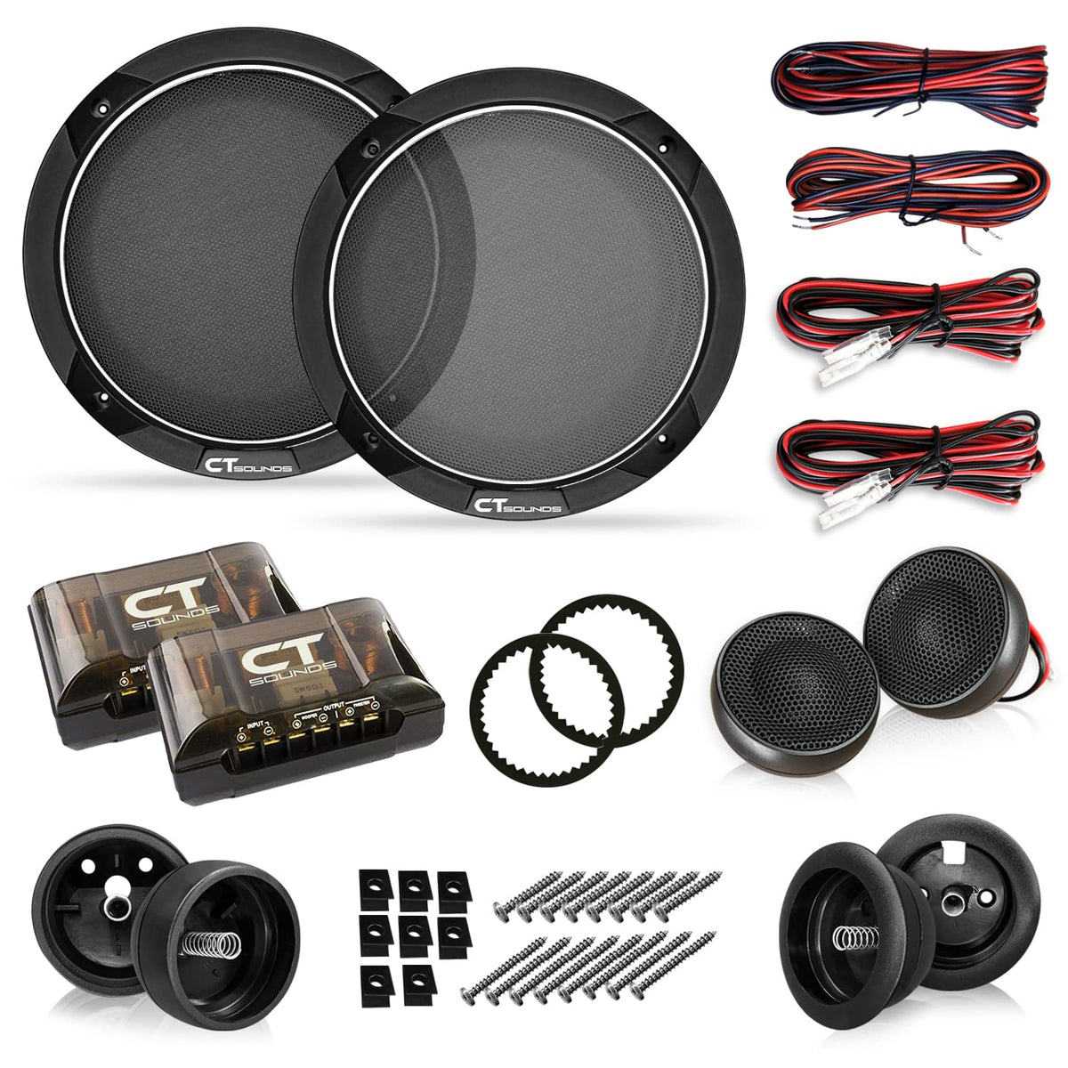 CT Sounds Meso component system ready for DIY mounting.
