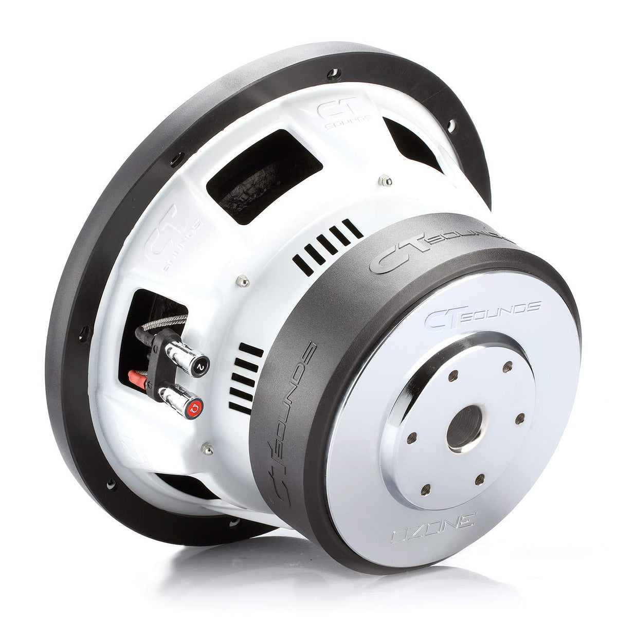 CT Sounds OZONE-10-D2 cone and surround emphasize deep bass potential