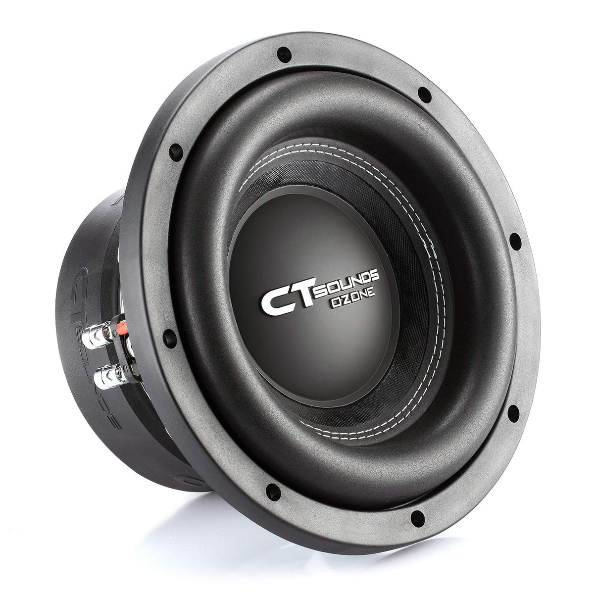 CT Sounds OZONE-10-D2 side view highlights dual 2-ohm coil for high power handling