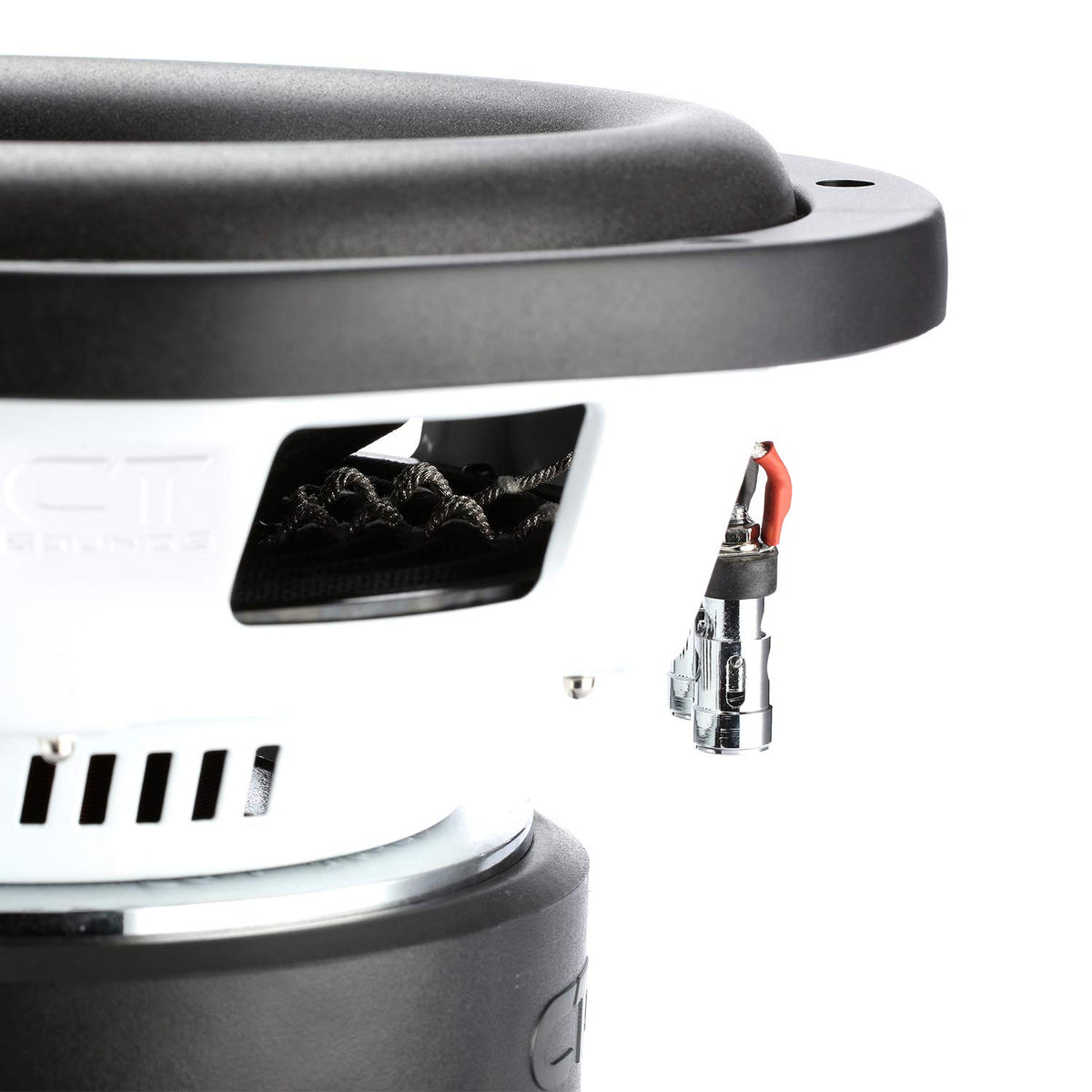 CT Sounds OZONE-10-D2 foam surround with carbon fiber cone for stiffness