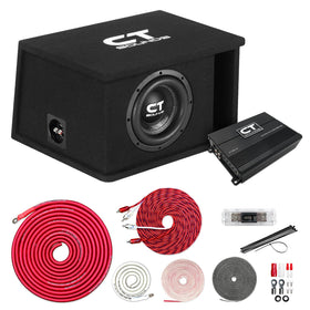 CT Sounds Tropo 1x8D2 loaded subwoofer enclosure with air-tight seal for precise bass
